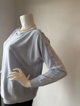 Load image into Gallery viewer, Zaket and Plover - Button Boat Neck - Sky Blue