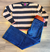 Load image into Gallery viewer, Zaket &amp; Plover - Multi Stripe Sweater - Charcoal