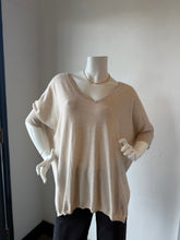 Load image into Gallery viewer, Minnie Rose - Pow Pow V Neck - Brown Sugar