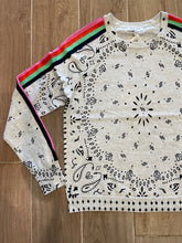 Load image into Gallery viewer, J Society Bandana Stripe Crew Sweater - Cloud