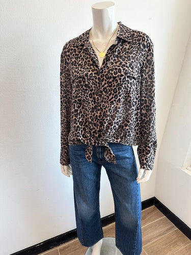 Sanctuary- Wild Love Tie Top- French Kitty