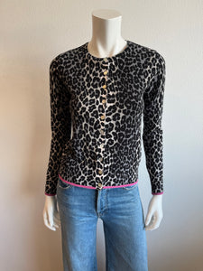 Wispr - Leopard Cardi - Ivory
