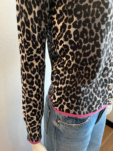 Wispr - Leopard Cardi - Ivory