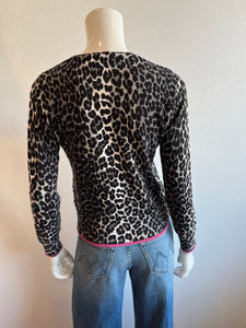 Wispr - Leopard Cardi - Ivory