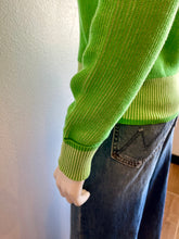 Load image into Gallery viewer, Wispr - Isla Plaited Crew Neck Sweater - Green