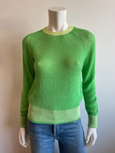 Load image into Gallery viewer, Wispr - Isla Plaited Crew Neck Sweater - Green