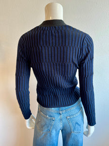 Wispr - Imogen Stripe Cardi - Navy