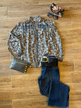 Load image into Gallery viewer, Maison Hotel- Stella Blouse- Blue Lion