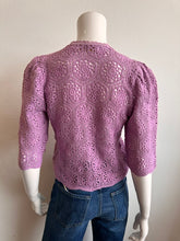 Load image into Gallery viewer, Bishop-Crochet Cardigan-Petal