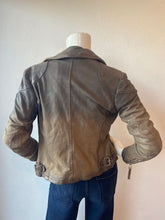 Load image into Gallery viewer, Mauritius - Karyn Ombre Leather Jacket - Taupe