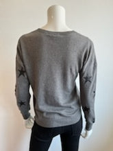 Load image into Gallery viewer, J Society - Faux Leather Star Crew - Gunmetal