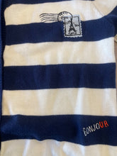 Load image into Gallery viewer, Wispr by Brodie - French Embrodery Stripe Cardi - Navy