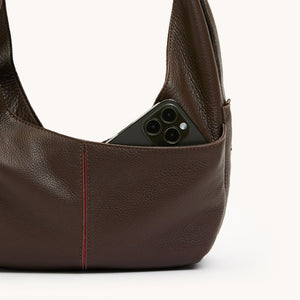 Hammitt- Tom (Medium)- Espresso Pebble/Silver