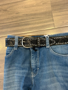 B. Belt - Reptile W/ Studs - Black