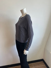 Load image into Gallery viewer, LA Made- Carol Off the Shoulder Sweater- Pewter
