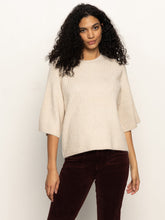 Load image into Gallery viewer, Sanctuary- Ribbed Sweater Tee- Mother of Pearl