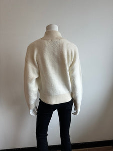 Sanctuary- Boucle Sweater Jacket- Chalk