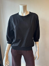 Load image into Gallery viewer, Mila 3/4 Sleeve Sweatshirt - Black