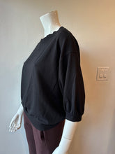 Load image into Gallery viewer, Mila 3/4 Sleeve Sweatshirt - Black