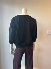 Load image into Gallery viewer, Mila 3/4 Sleeve Sweatshirt - Black