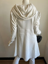 Load image into Gallery viewer, Color Me Cotton - Zip Front Long Hoodie - Ivory