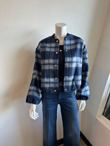 Melissa Nepton- Sofie Jacket- Blue Plaid