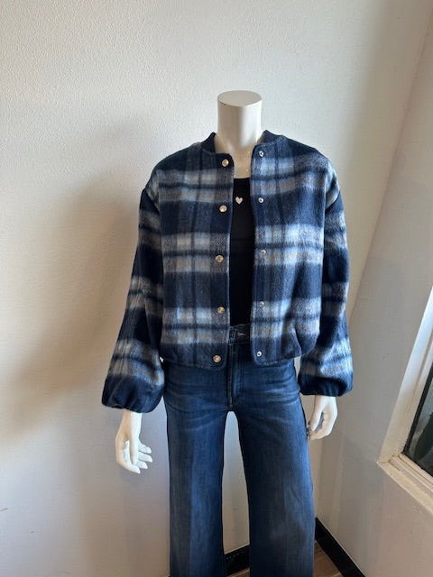 Melissa Nepton- Sofie Jacket- Blue Plaid