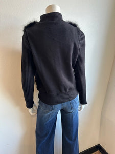 Melissa Nepton- Helios Sweater Jacket- Black