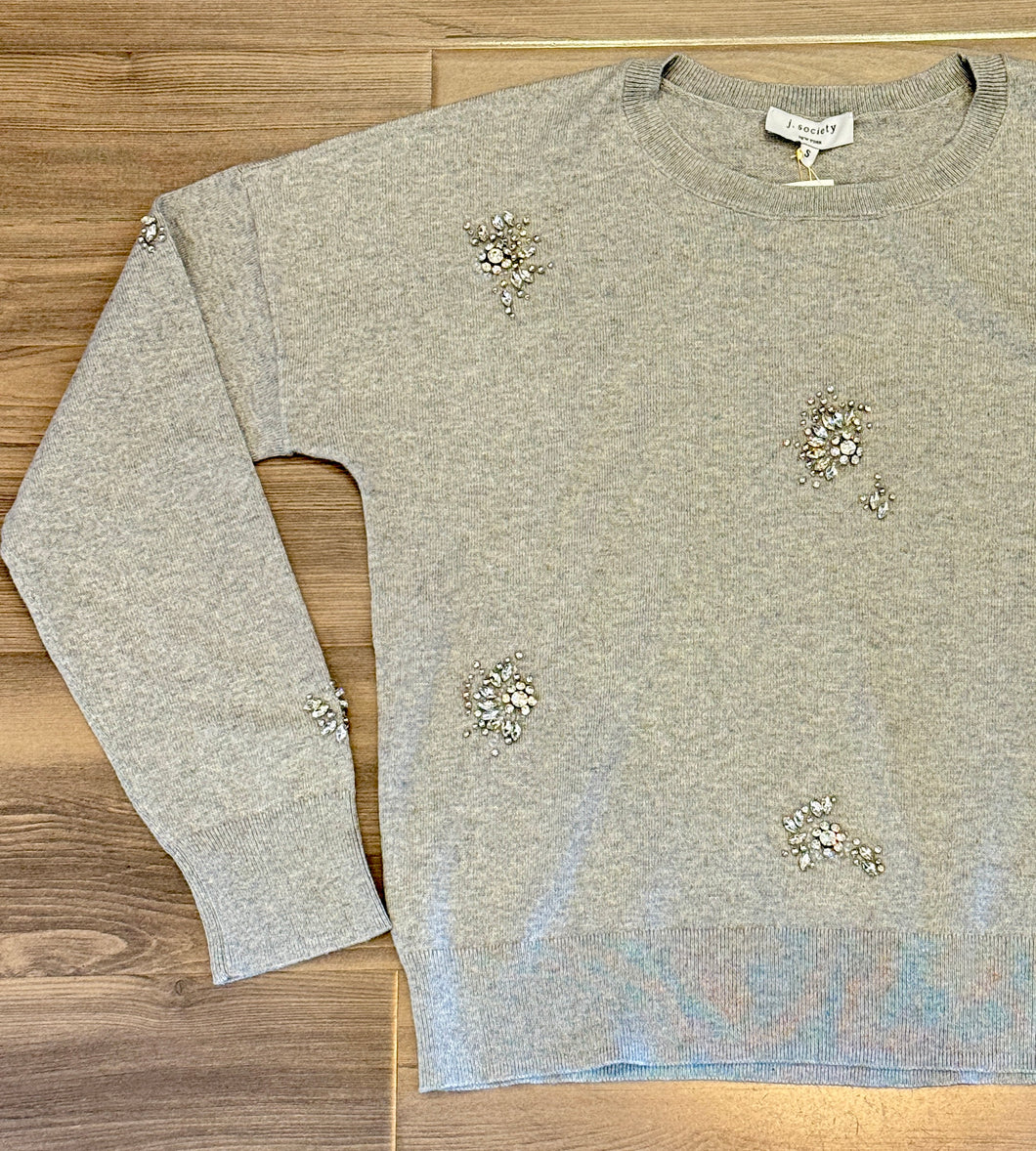 J Society - Brooch Crew - Heather