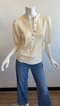 Load image into Gallery viewer, Six Fifty Marina Mixed Media Ribbed Top - Soft Sand