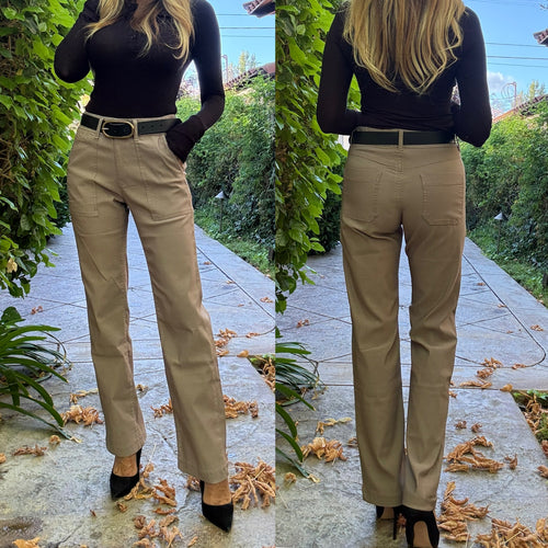 Bevy Flog Raquel Pant - Light Brown