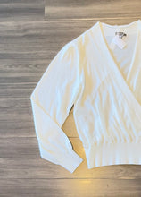 Load image into Gallery viewer, Lilla P - Long Sleeve Surplice Sweater - Antique White