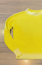 Load image into Gallery viewer, Elliott Lauren - Lemon Shaker Sweater - Lemon