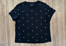 Load image into Gallery viewer, Sanctuary- Embellished Tee w/ Grommets- Black