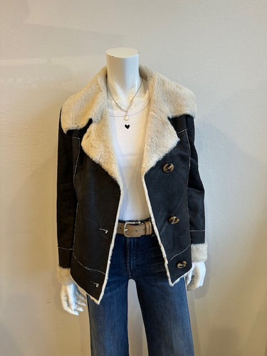 Brave + True- Haywood Faux Leather Jacket - Black