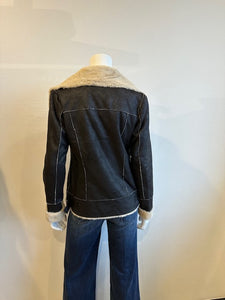 Brave + True- Haywood Faux Leather Jacket - Black