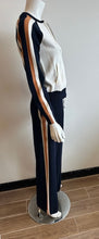 Load image into Gallery viewer, Wispr- Valerie Stripe Wide Pant- Navy