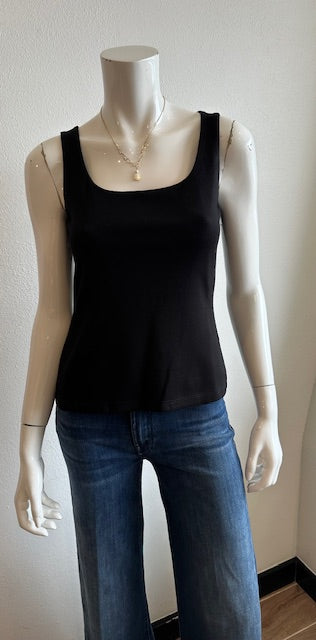 Lola & Sophie - Lux Ponte Tank - Black