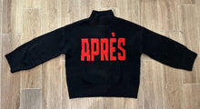 Load image into Gallery viewer, Sanctuary- Apres Mock Logo Sweater- Black/Mars Red
