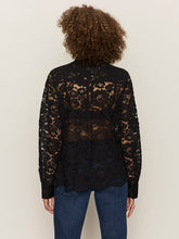 Load image into Gallery viewer, Sanctuary- Serendipity Lace Tux Shirt- Black