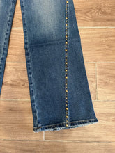 Load image into Gallery viewer, Bayeas- Studded Twist Jean- Vintage Blue
