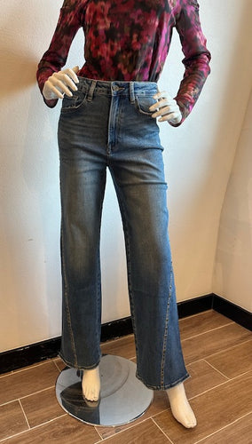 Bayeas- Studded Twist Jean- Vintage Blue