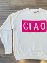 Load image into Gallery viewer, Pink Martini - Ciao Sweater - White