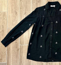 Load image into Gallery viewer, Maison Hotel- Amrit Blouse- Galaxy (Black)