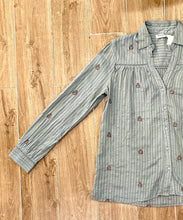 Load image into Gallery viewer, Maison Hotel- Amrit Blouse- Dusty Blue