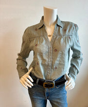 Load image into Gallery viewer, Maison Hotel- Amrit Blouse- Dusty Blue