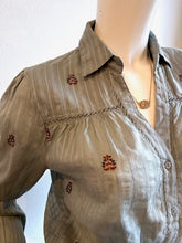 Load image into Gallery viewer, Maison Hotel- Amrit Blouse- Dusty Blue