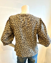 Load image into Gallery viewer, Melissa Nepton Marygold Top  - Beige Animal Print