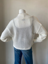 Load image into Gallery viewer, J Society - Open Stitch Cardigan - White