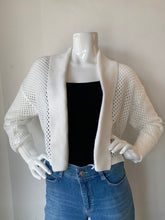 Load image into Gallery viewer, J Society - Open Stitch Cardigan - White